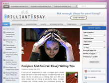 Tablet Screenshot of brilliant-essay.com